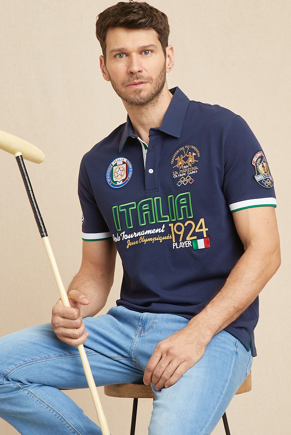 LA MARTINA - Polera Manga Corta La Martina