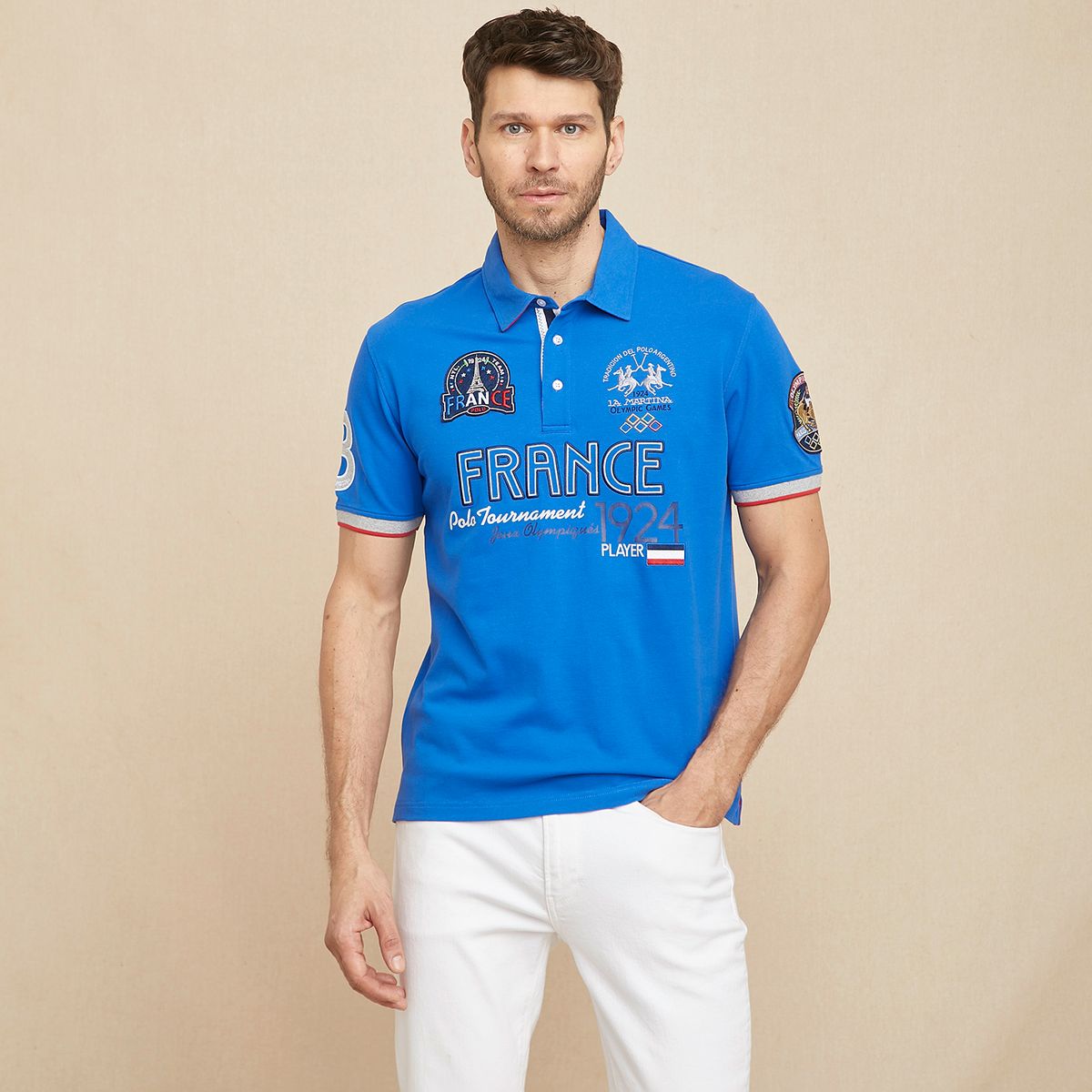 LA MARTINA - Polera Manga Corta La Martina