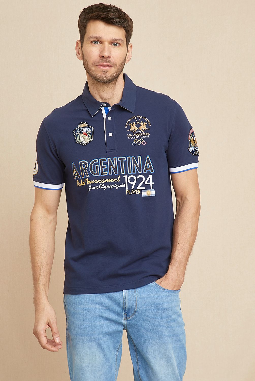 LA MARTINA - Polera Manga Corta La Martina