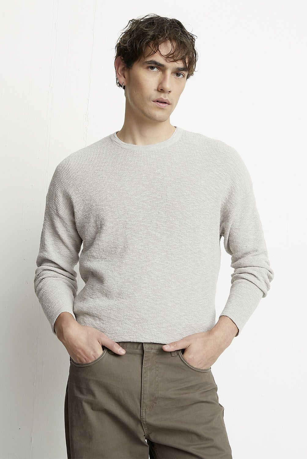 BASEMENT - Sweater Manga Larga Hombre Basement