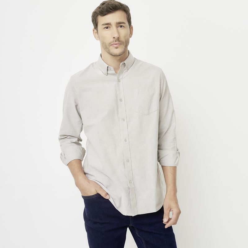 NEWPORT - Camisa Manga Larga Algodón Hombre Newport