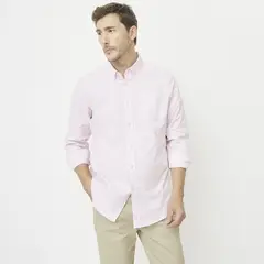 NEWPORT - Camisa Manga Larga Algodón Hombre