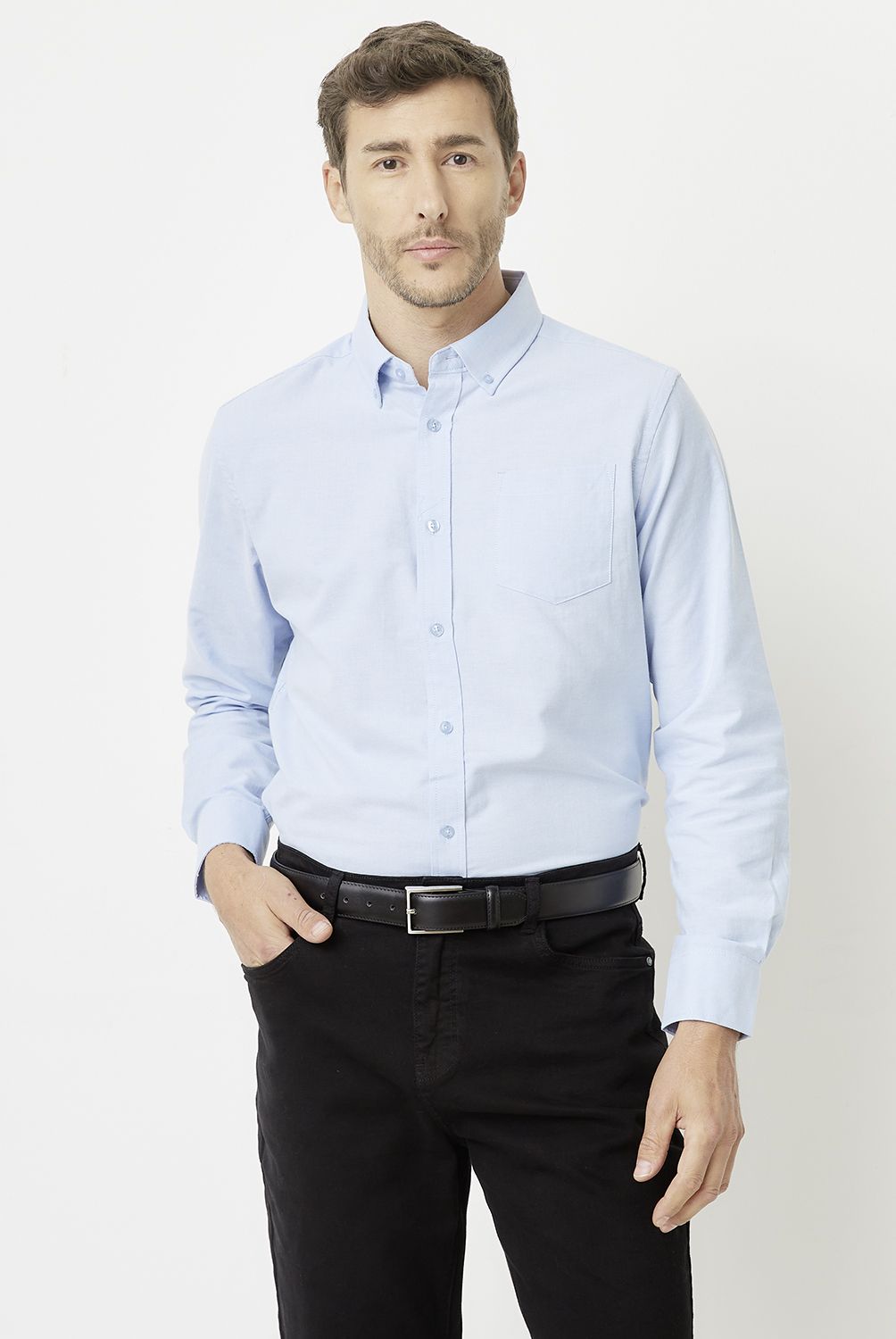 NEWPORT - Camisa Manga Larga Algodón Hombre Newport
