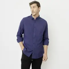NEWPORT - Camisa Manga Larga Algodón Hombre