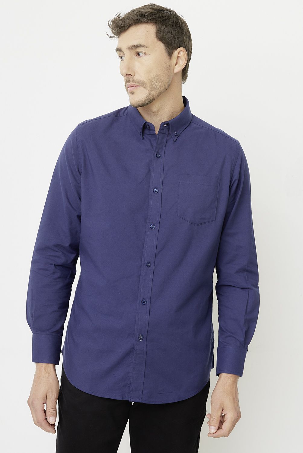NEWPORT - Camisa Manga Larga Algodón Hombre Newport