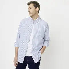 NEWPORT - Camisa Manga Larga Algodón Hombre