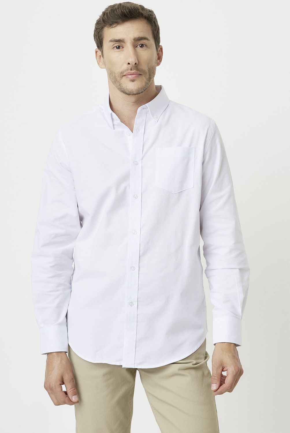 NEWPORT - Camisa Manga Larga Algodón Hombre Newport