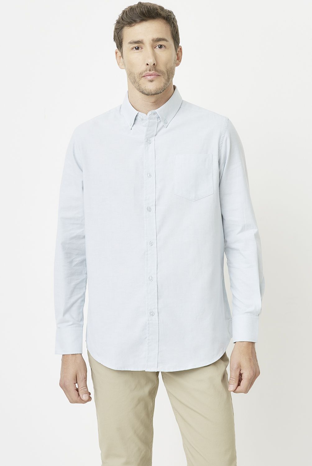 NEWPORT - Camisa Manga Larga Algodón Hombre Newport