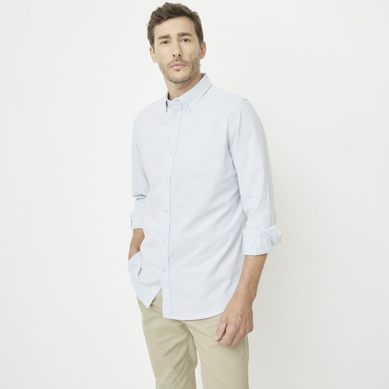 NEWPORT - Camisa Manga Larga Algodón Hombre Newport
