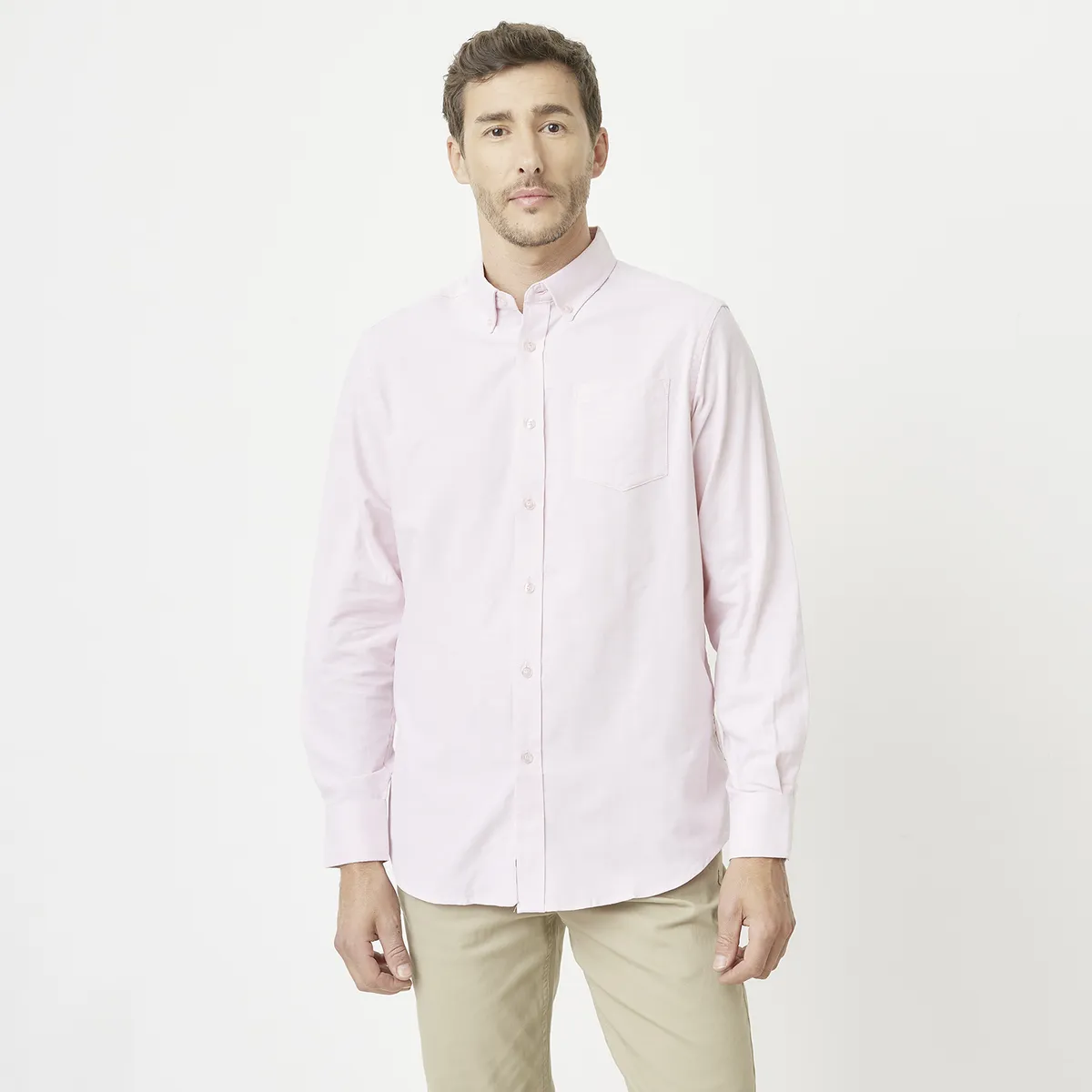 NEWPORT - Camisa Manga Larga Algodón Hombre Newport