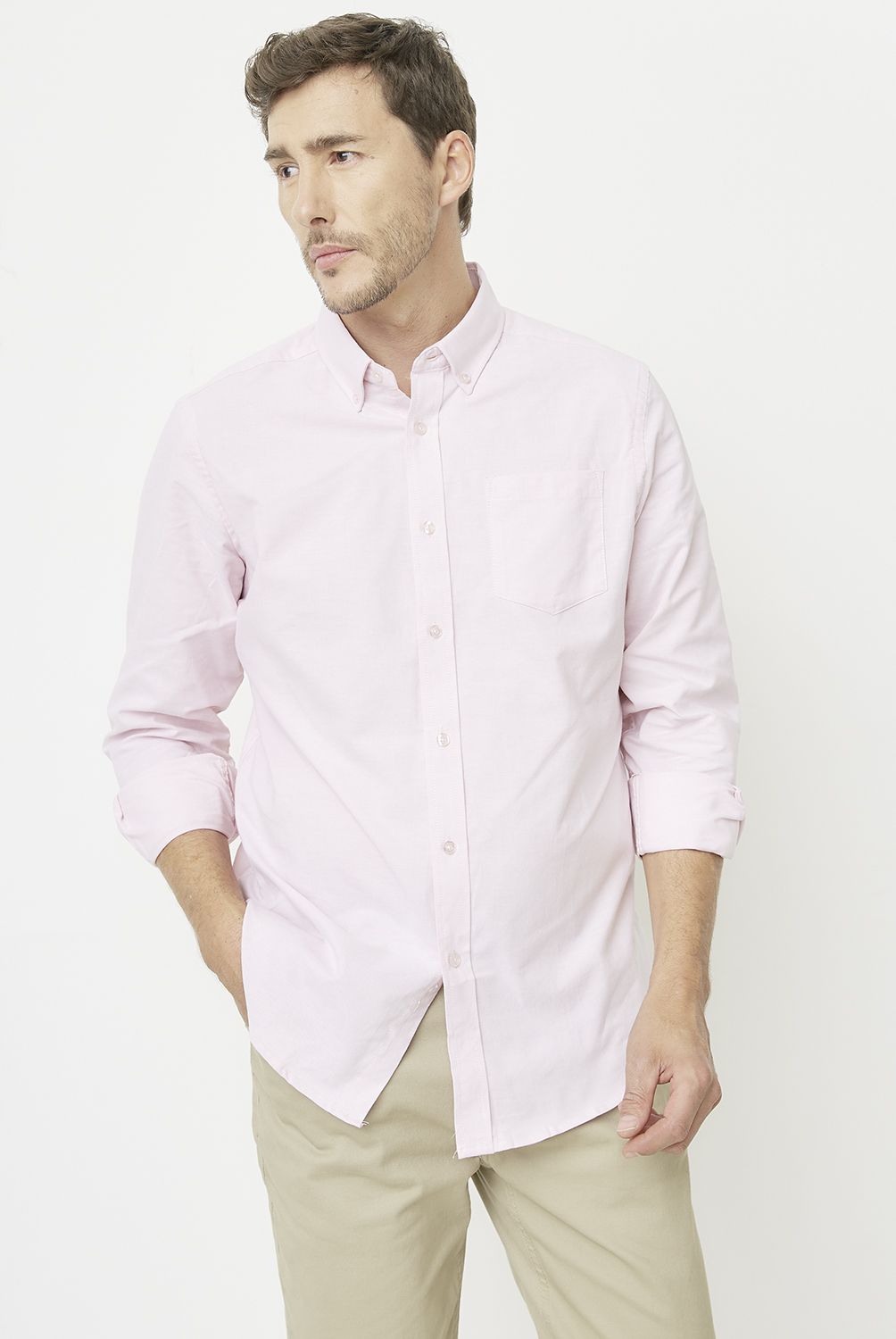 NEWPORT - Camisa Manga Larga Algodón Hombre Newport