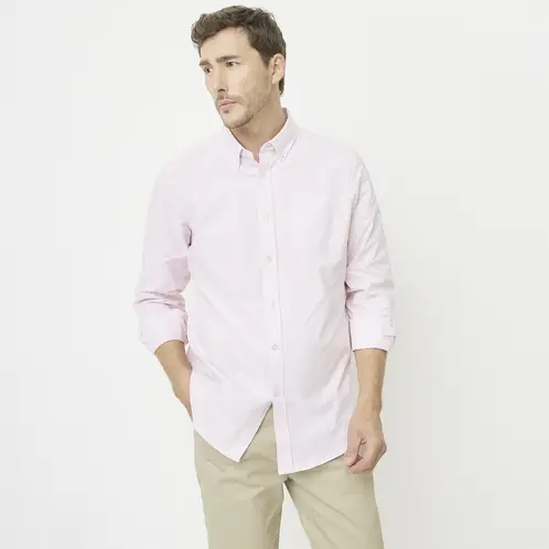 NEWPORT - Camisa Manga Larga Algodón Hombre