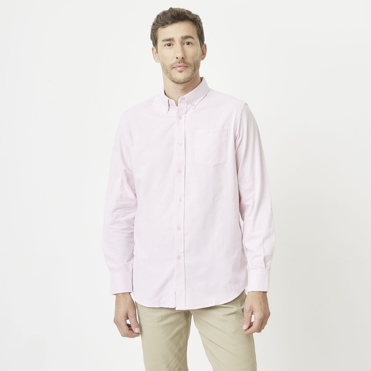 NEWPORT - Camisa Manga Larga Algodón Hombre Newport