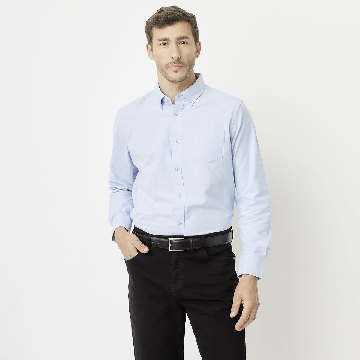 NEWPORT - Camisa Manga Larga Algodón Hombre Newport