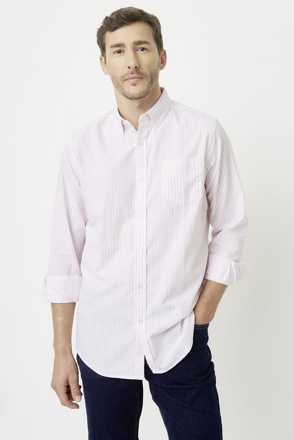 NEWPORT - Camisa Manga Larga Algodón Hombre Newport