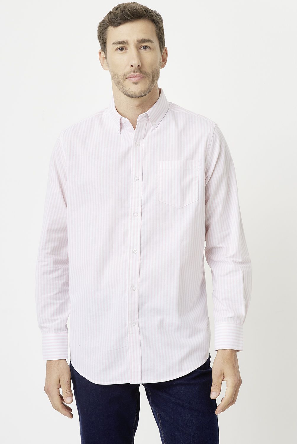 NEWPORT - Camisa Manga Larga Algodón Hombre Newport