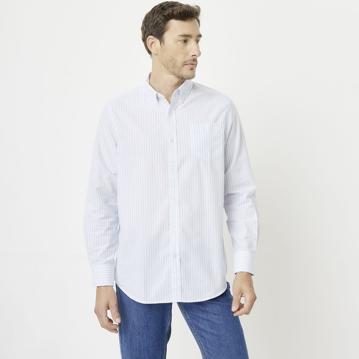 NEWPORT - Camisa Manga Larga Algodón Hombre Newport