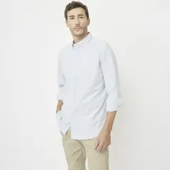 NEWPORT - Camisa Manga Larga Algodón Hombre