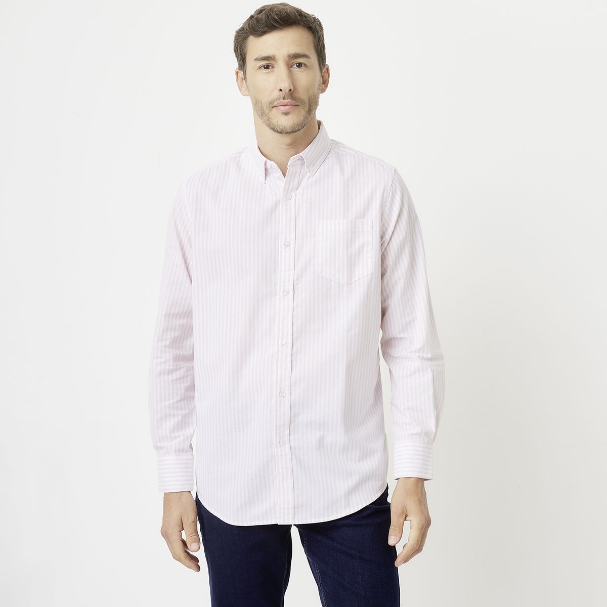 NEWPORT - Camisa Manga Larga Algodón Hombre Newport