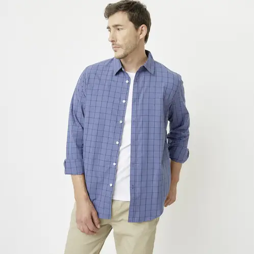 NEWPORT - Camisa Casual Manga Larga Hombre