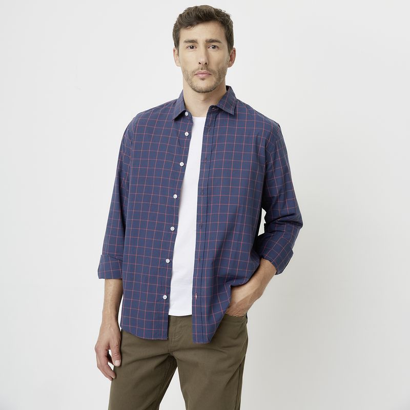 NEWPORT - Camisa Casual Manga Larga Hombre Newport