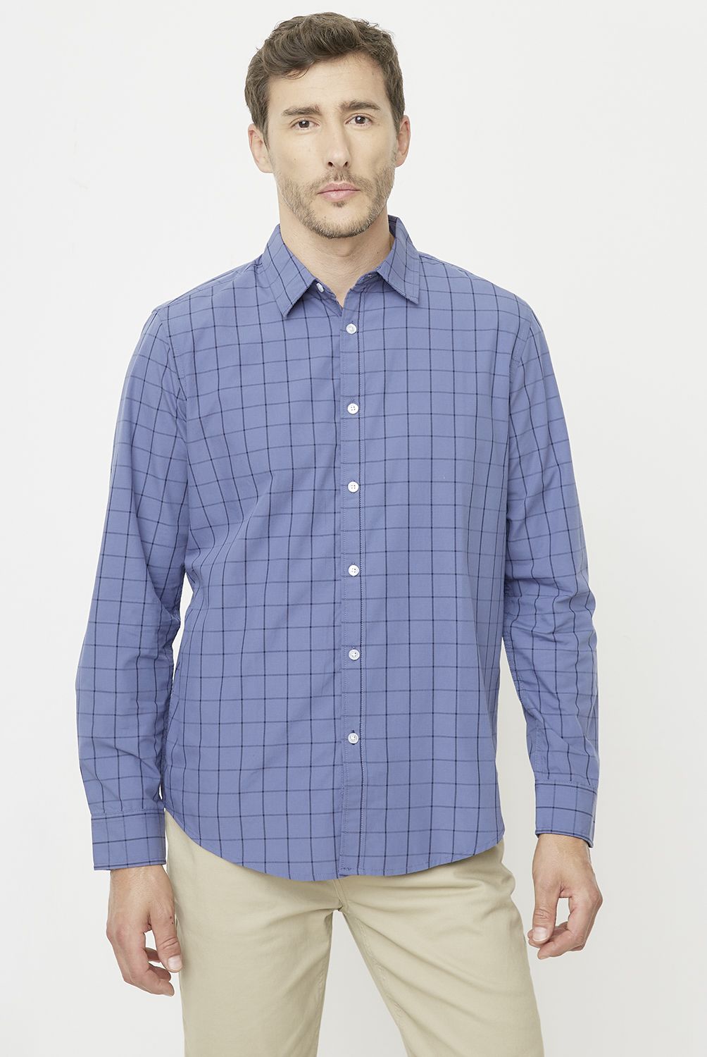 NEWPORT - Camisa Casual Manga Larga Hombre Newport