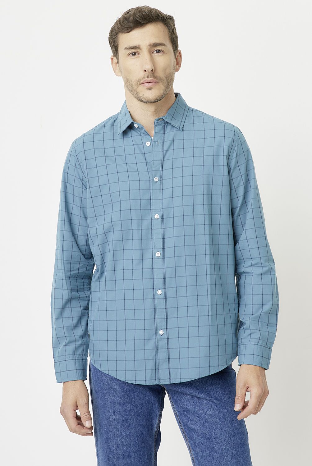 NEWPORT - Camisa Casual Manga Larga Hombre Newport