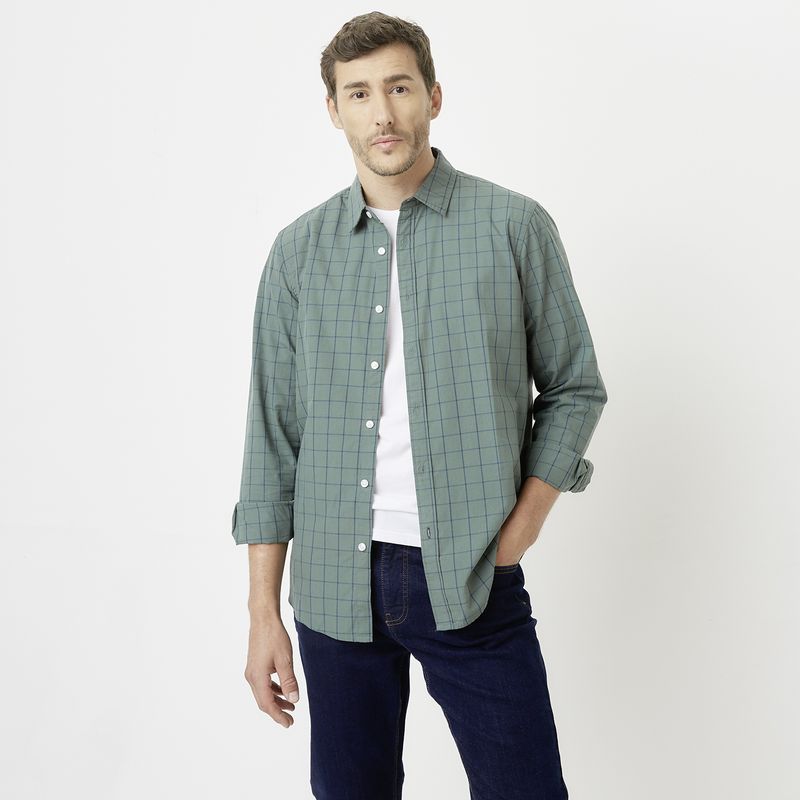 NEWPORT - Camisa Casual Manga Larga Hombre Newport