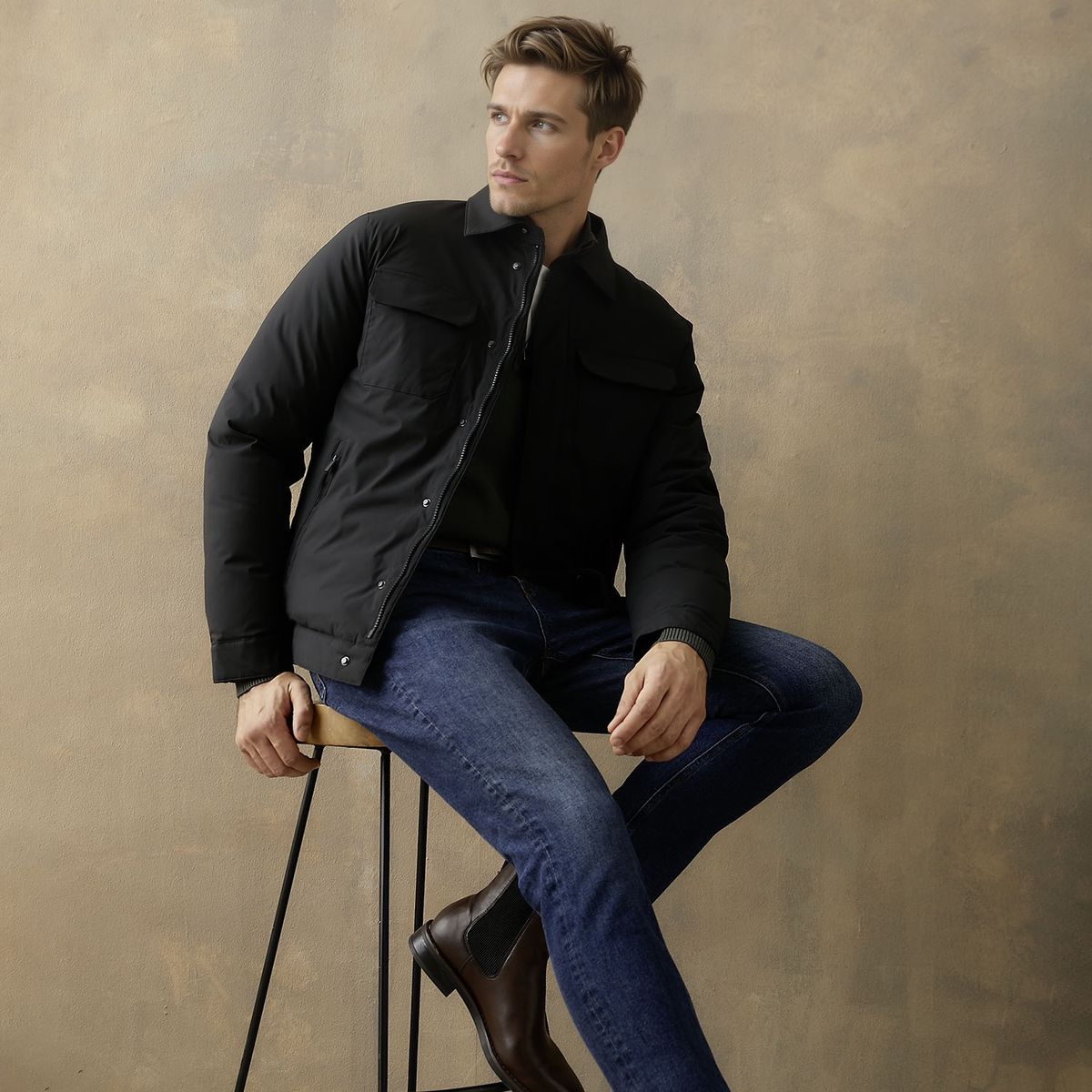 WOLF&HANK - Chaqueta Casual Hombre Wolf&Hank