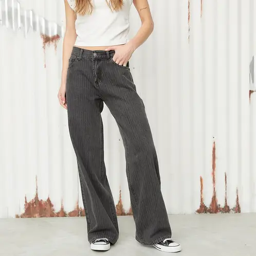 AMERICANINO - Jeans Straight Tiro Alto Mujer