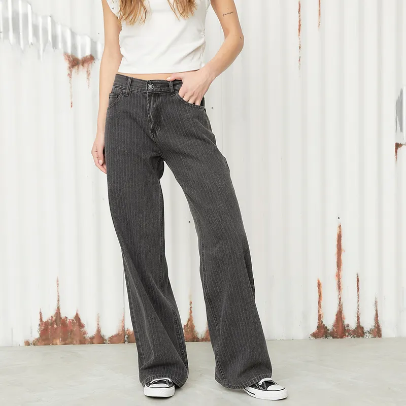 AMERICANINO - Jeans Straight Tiro Alto Mujer Americanino