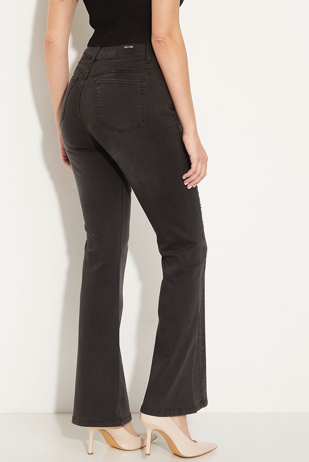 MOSSIMO - Jeans Flare Tiro Medio Mujer Mossimo