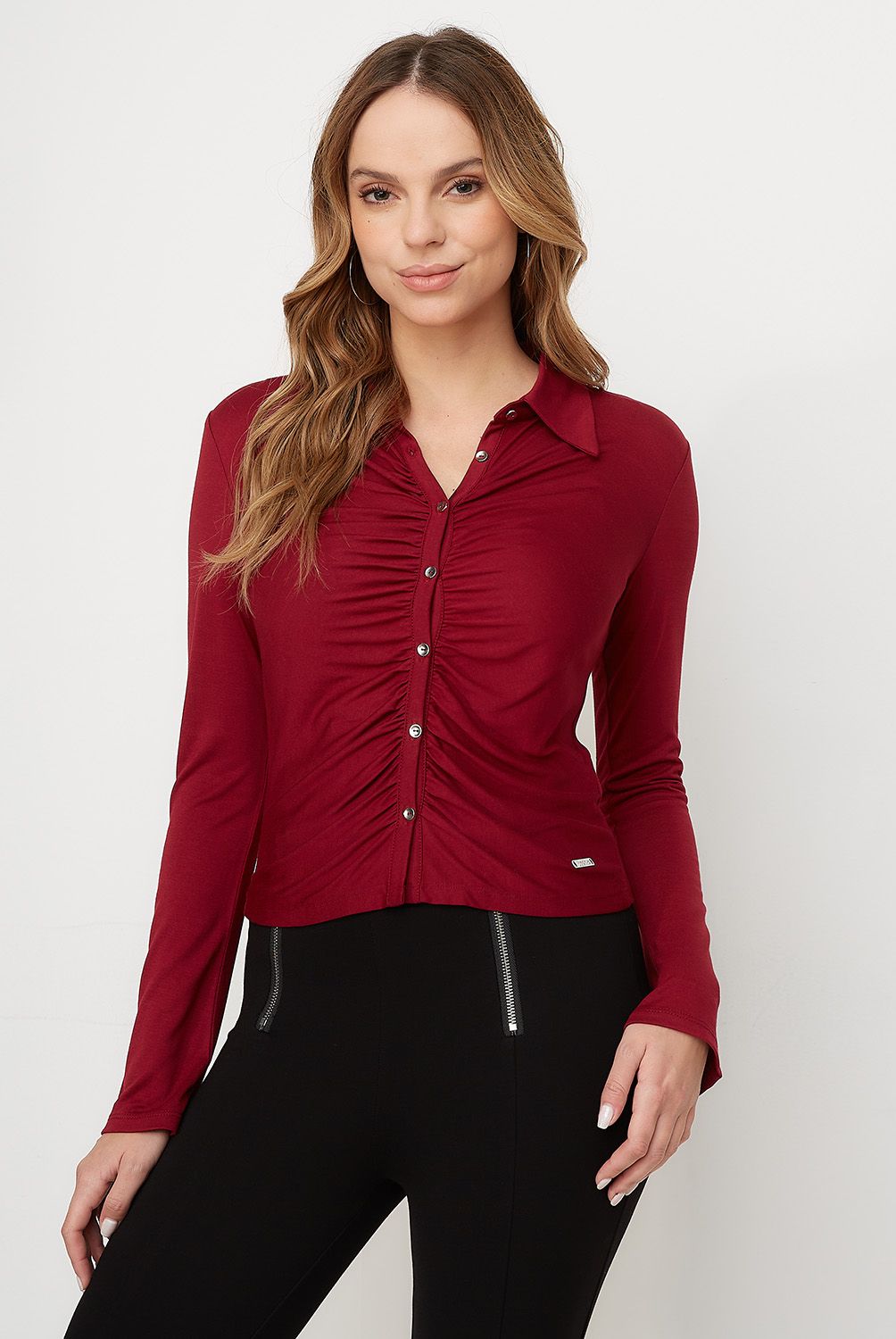 MOSSIMO - Polera Manga Larga Mujer Mossimo