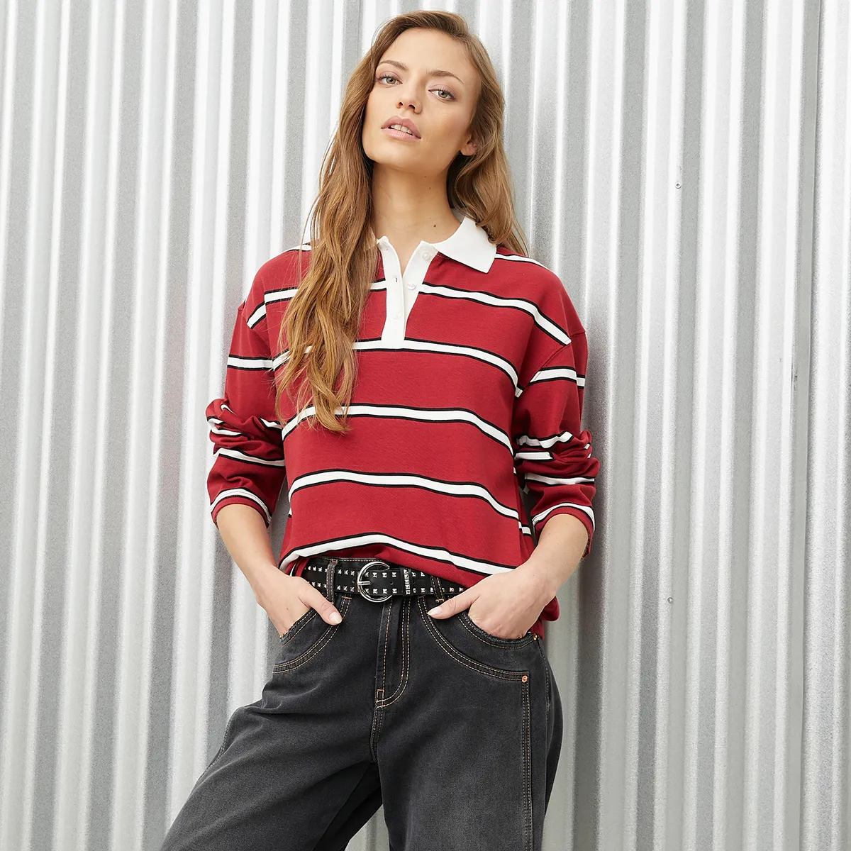 AMERICANINO - Polera Manga Larga Mujer Americanino