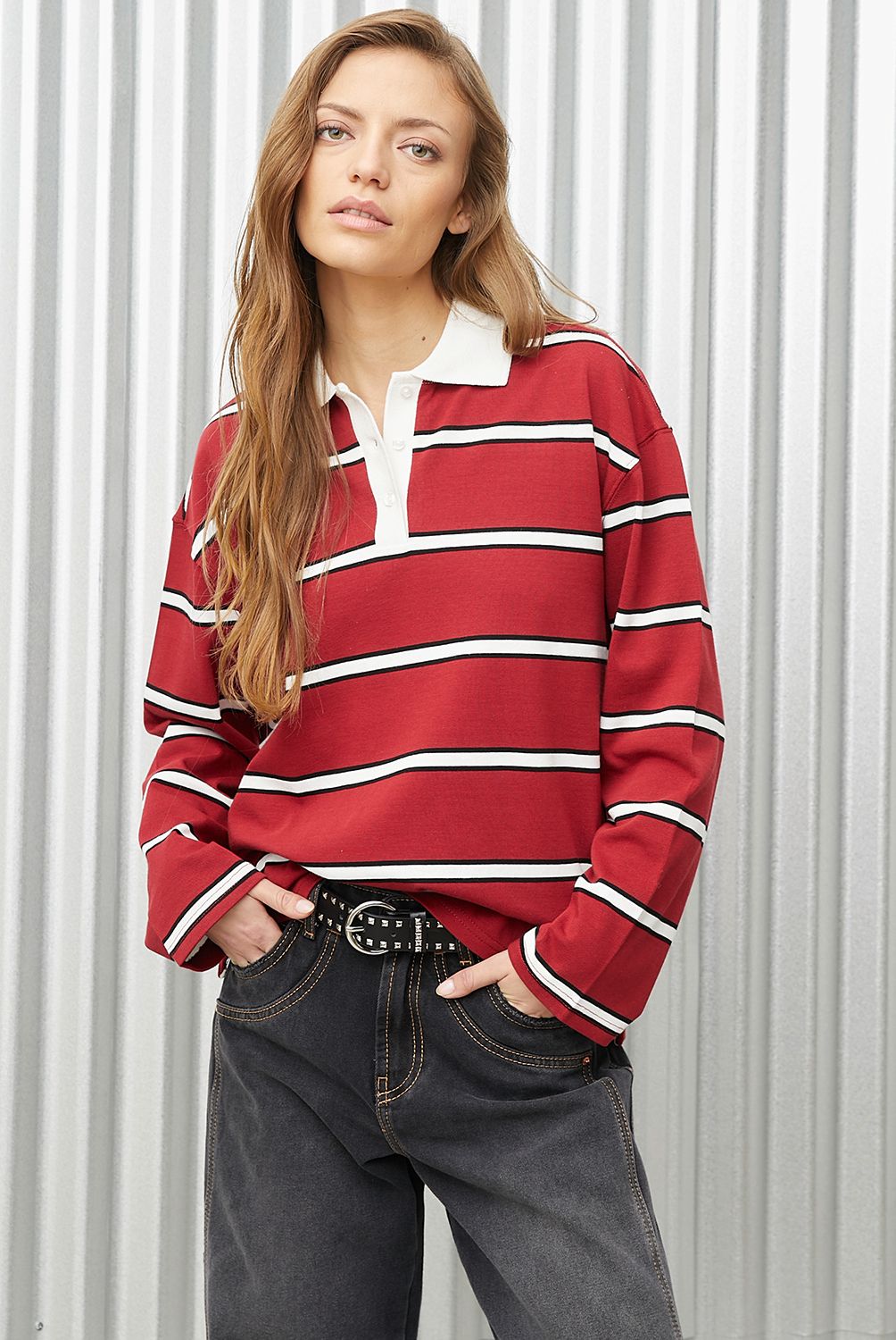 AMERICANINO - BLUSA LISA ML Y CV1POA116G