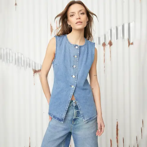 AMERICANINO - Chaqueta Jeans Mujer