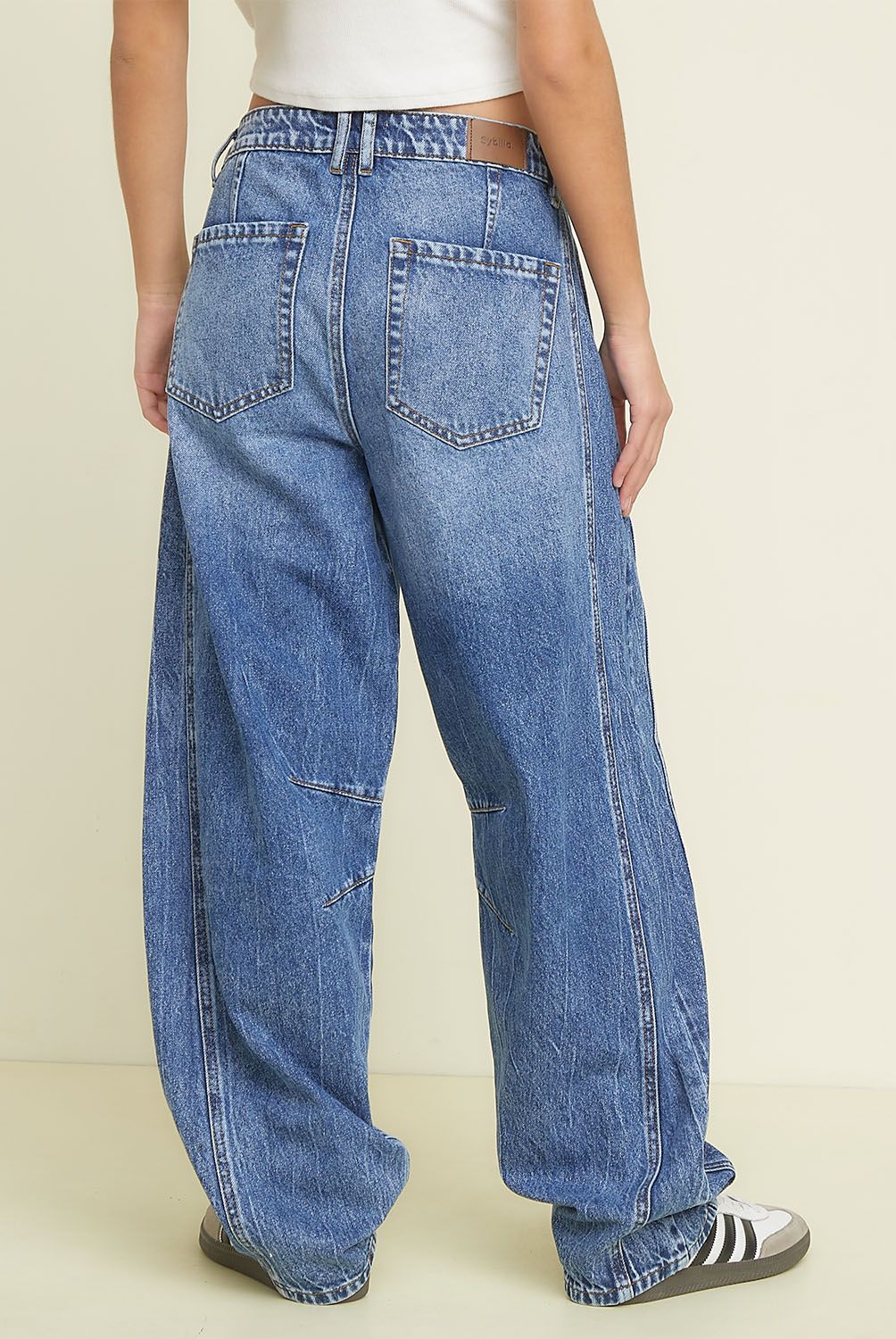SYBILLA - Jeans Tiro Bajo Mujer Sybilla