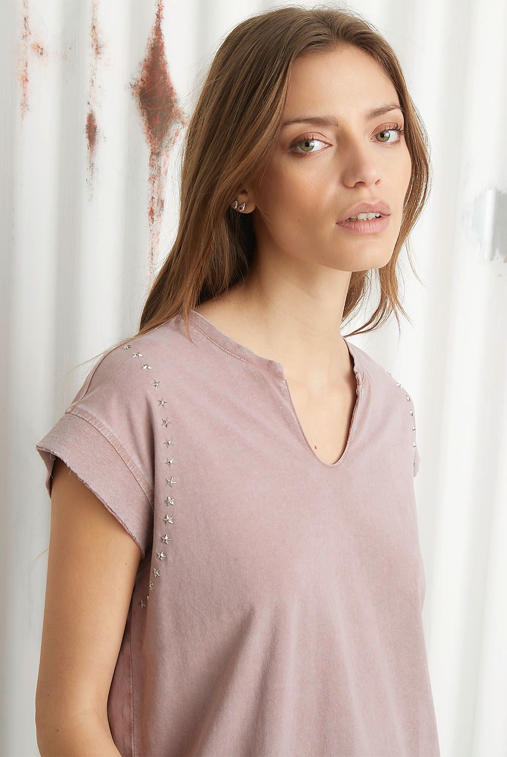AMERICANINO - Polera Manga Corta Algodón Mujer Americanino