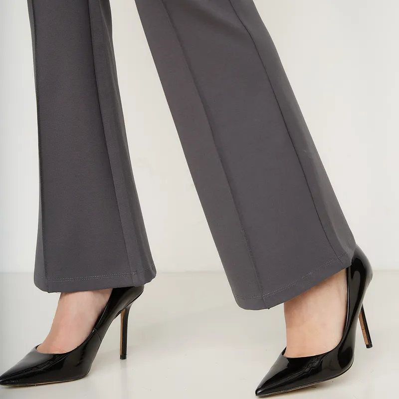 MOSSIMO - Pantalón Flare Tiro Medio Mujer Mossimo