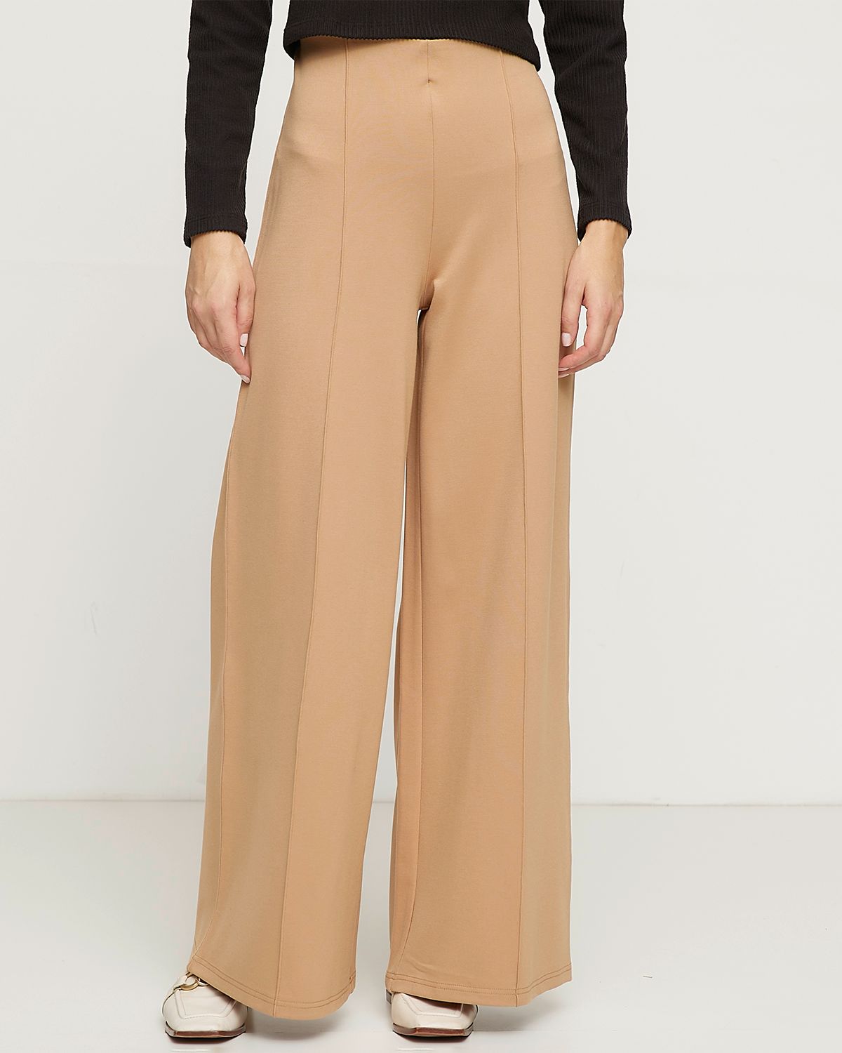 Pantalón Palazzo Pantalones De Tela Falabella Pantalon Ancho