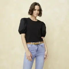 UNIVERSITY CLUB - Polera Manga Corta Algodón Mujer