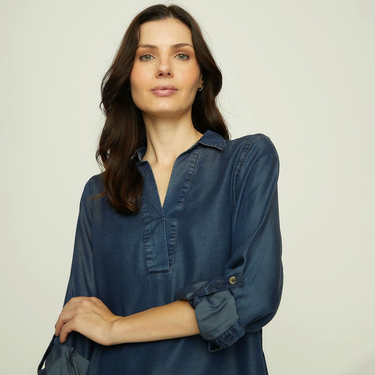 APOLOGY - Polera Manga Larga Tencel Mujer Apology