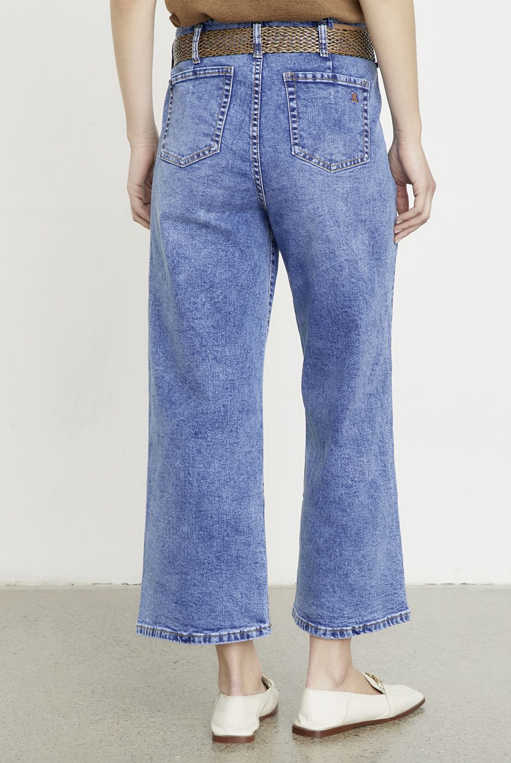 APOLOGY - Jeans Wide Leg Tiro Alto Mujer Apology
