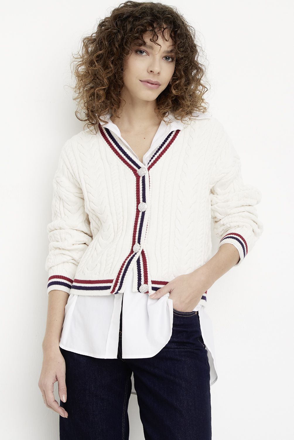 BASEMENT - Cardigans Viscosa Mujer Basement