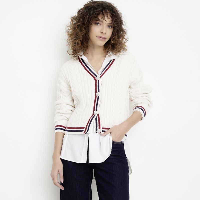BASEMENT - Cardigans Viscosa Mujer Basement