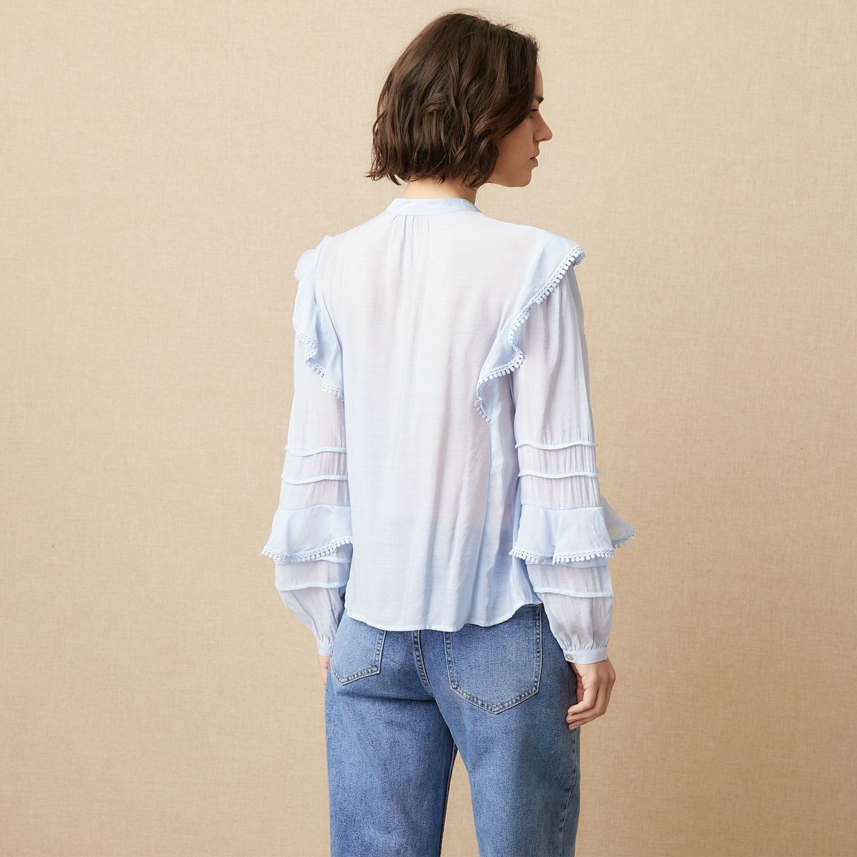 UNIVERSITY CLUB - Blusa Manga Larga Lyocell Mujer University Club