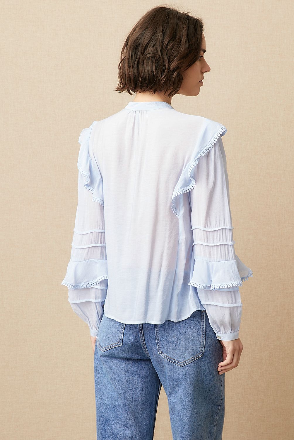 UNIVERSITY CLUB - Blusa Manga Larga Lyocell Mujer University Club