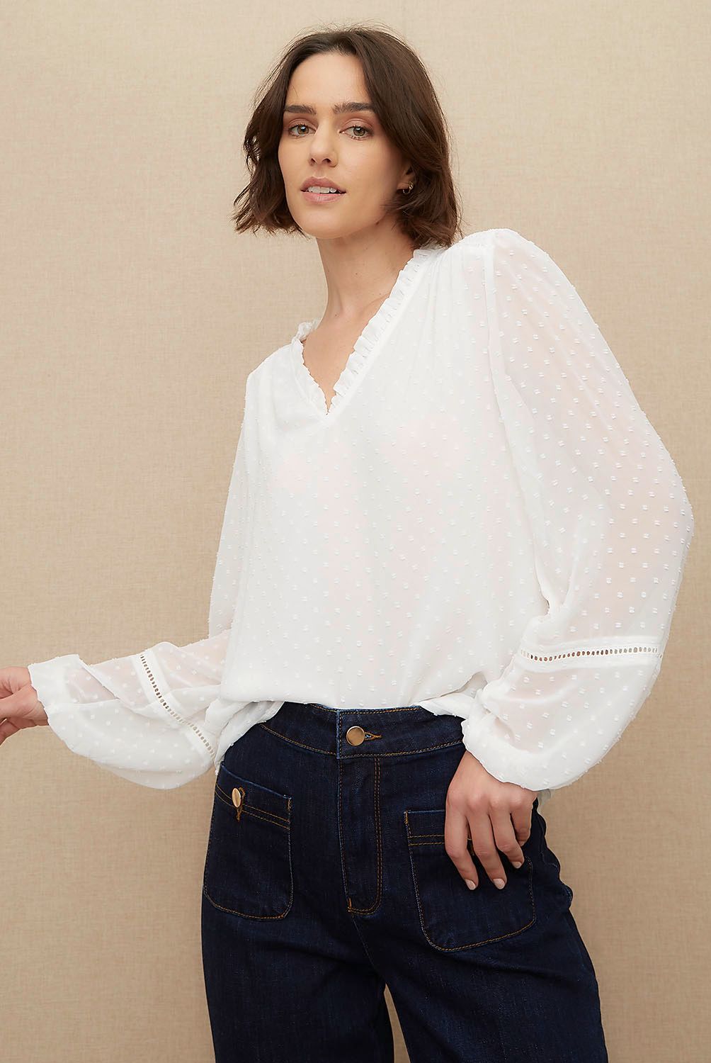 UNIVERSITY CLUB - Blusa Manga Larga Mujer University Club