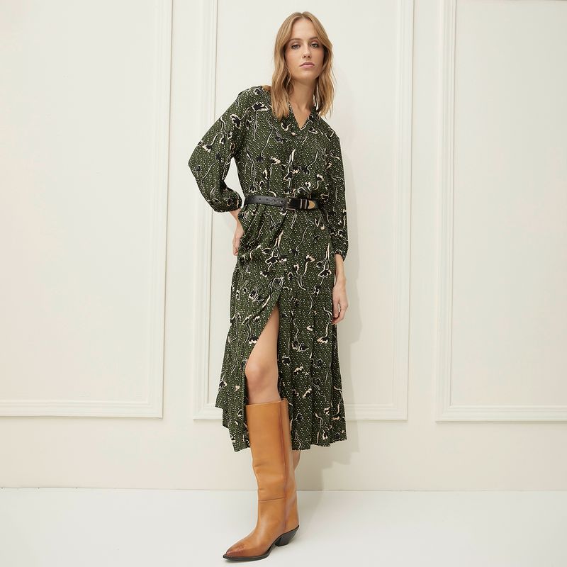 BASEMENT - Vestido Midi Mujer Basement