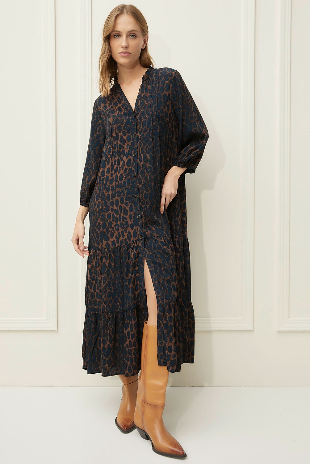 BASEMENT - Vestido Midi Mujer Basement